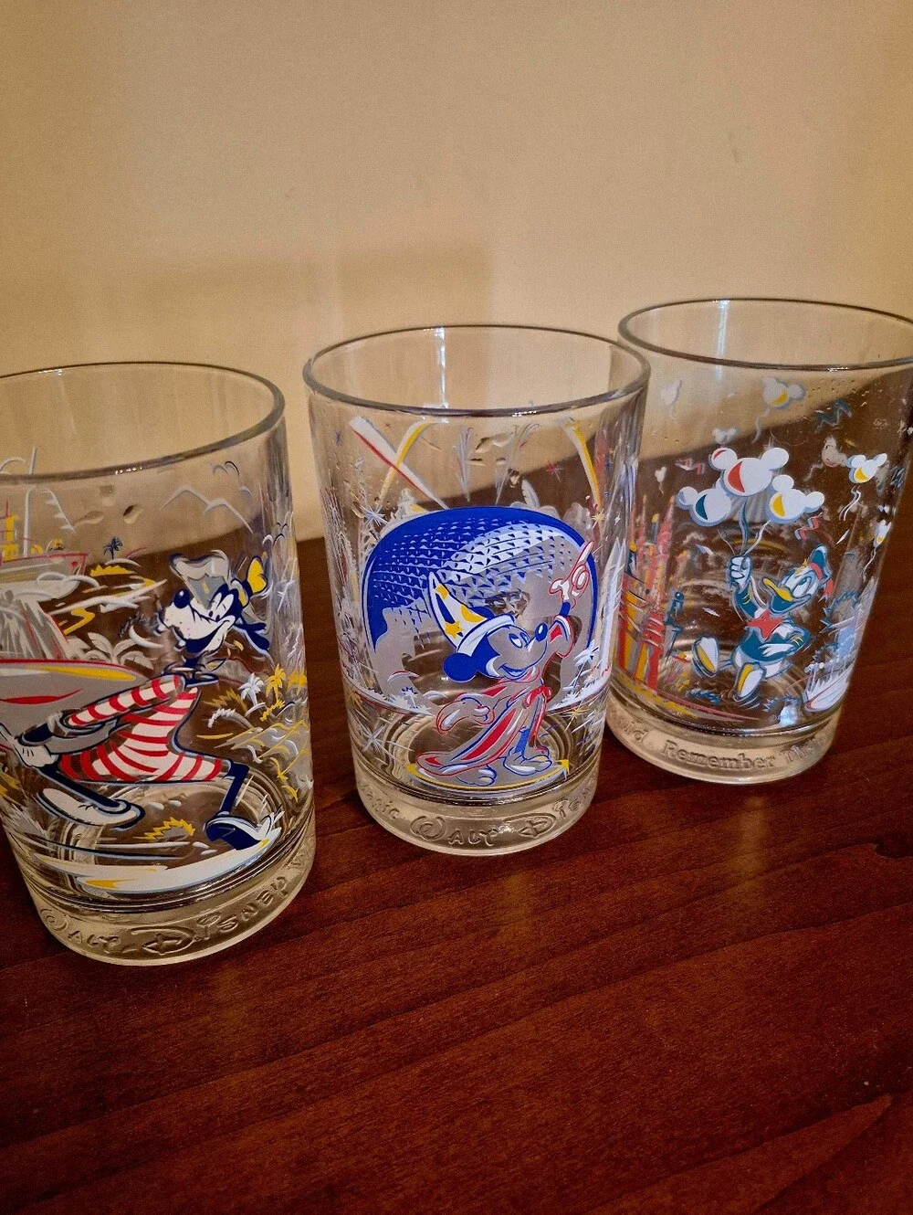 Disney Themed Decorative Glass Tumblers